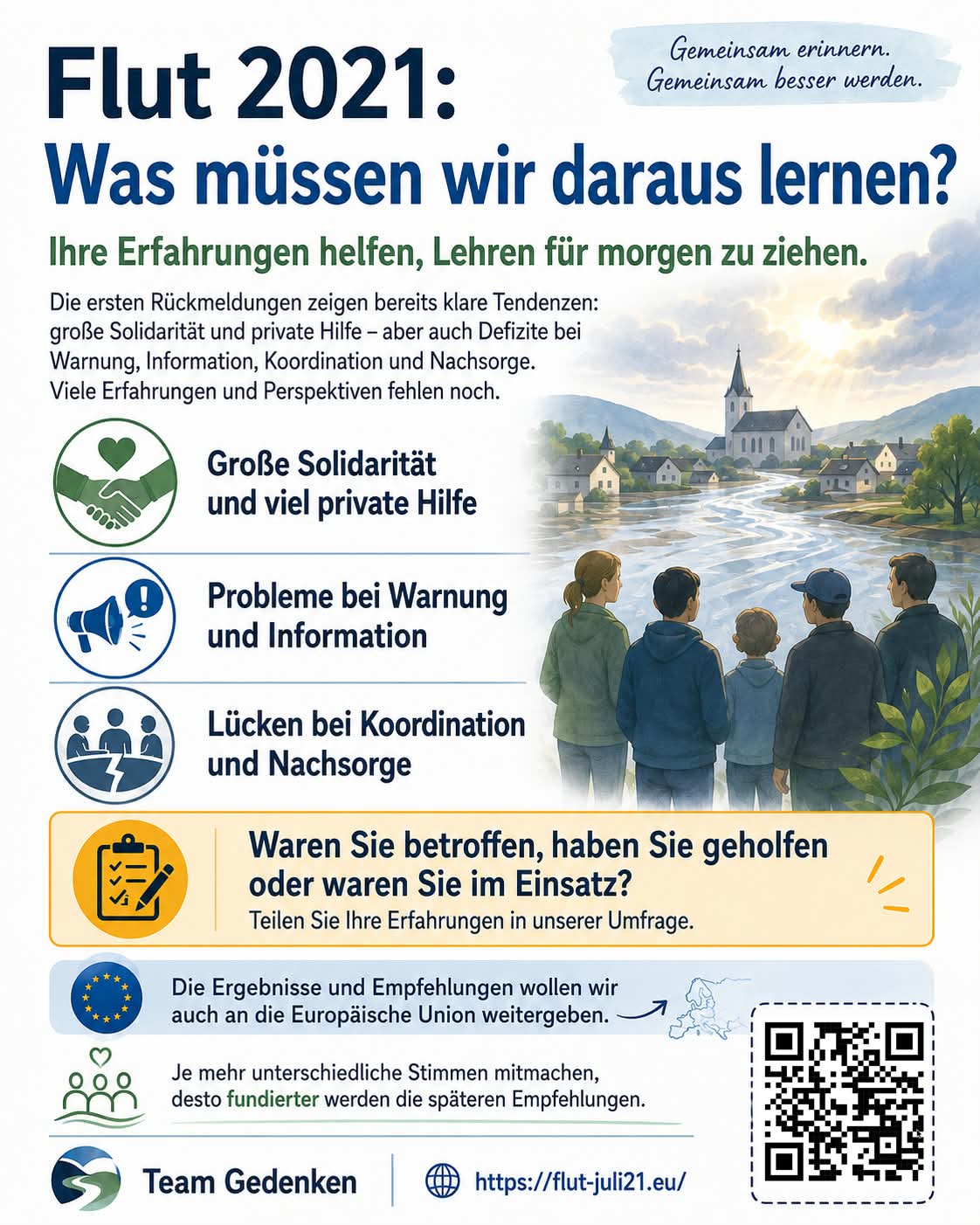 Erfahrungen nach der Flut 2021